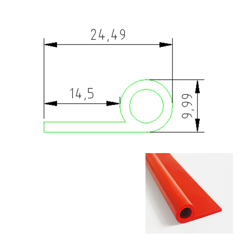 Protector de fondo de puerta de silicona flexible autoadhesiva 3m resistente a la intemperie Tira