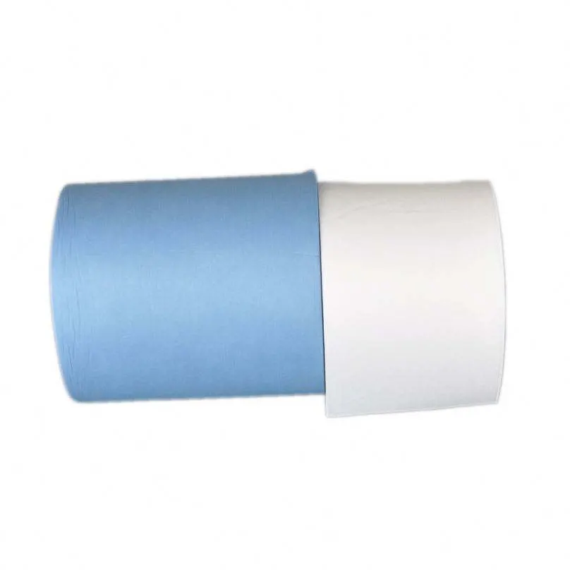 Non Woven Polyester Roll Wiper Fabric Clean Paper