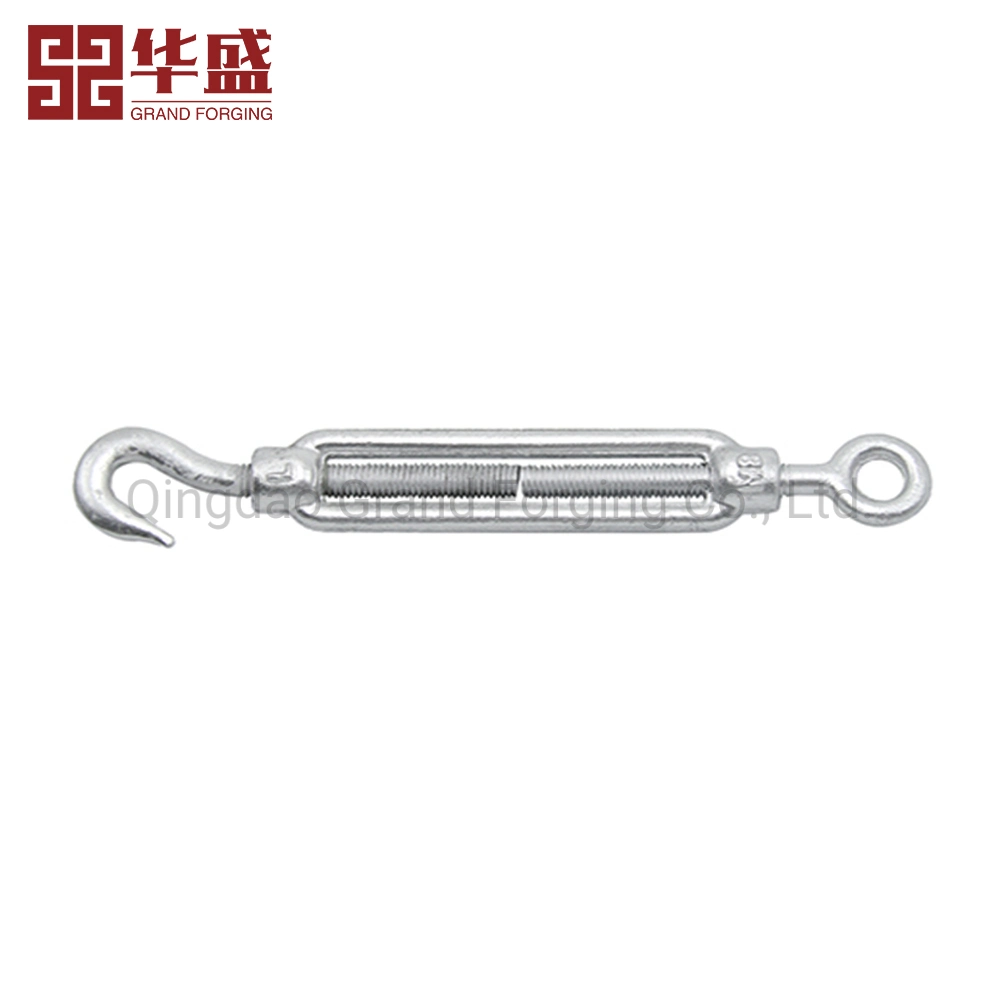 Drop Forged Carbon Steel Galvanized Us Type Turnbuckle