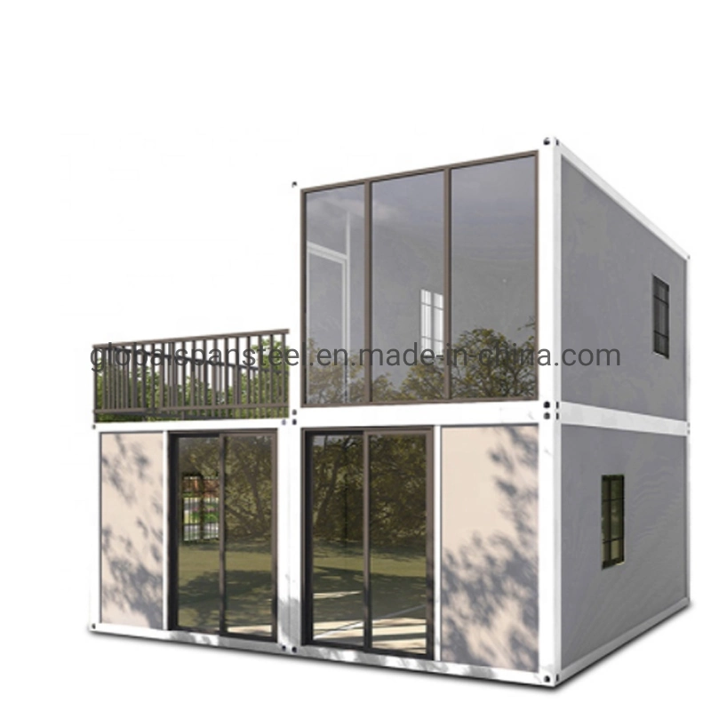 Luxury Prefabricated Wooden Prefab Modular Caravan Modular Container Living House with Mobile Toilet