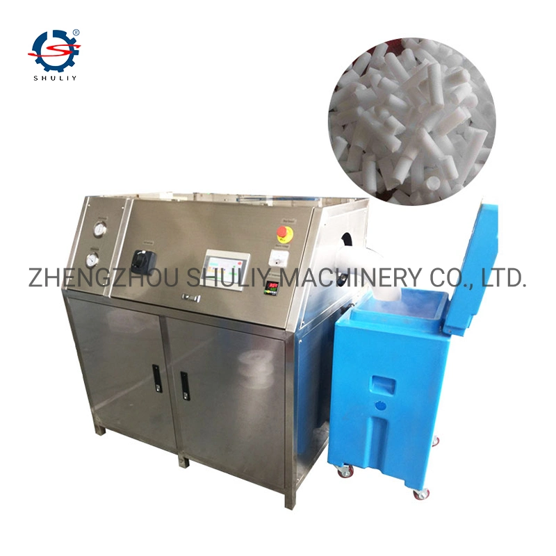 Máquina de limpieza de hielo seco máquina de fabricación de hielo seco