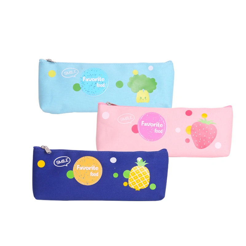 Fruit Pattern Colorful Student Stationery Pencil Case