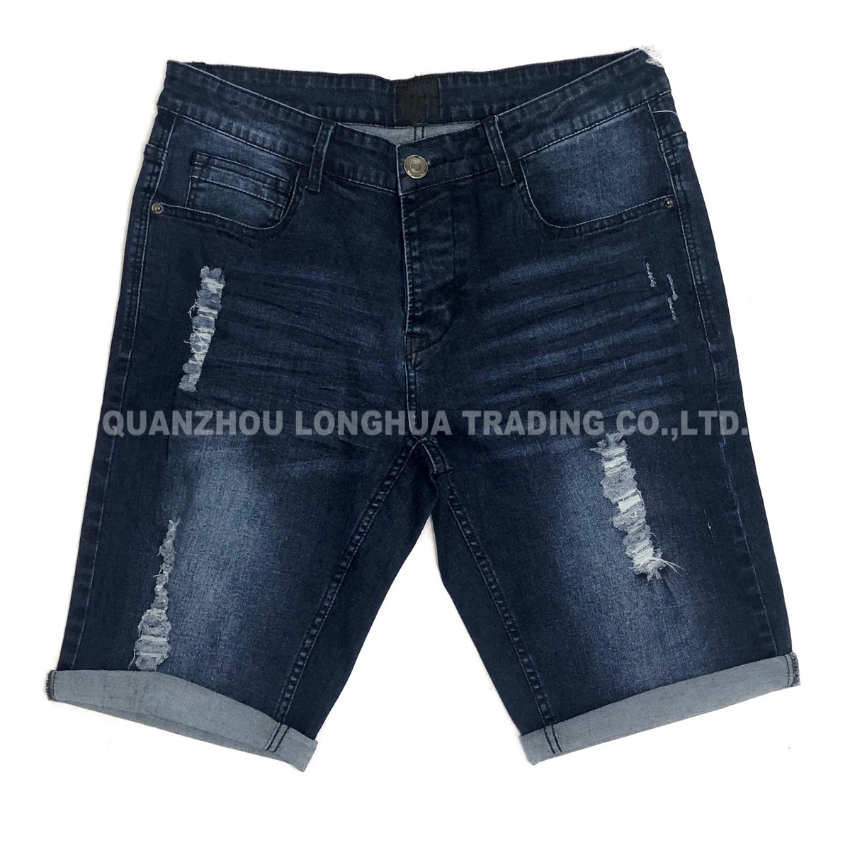 Mens Boys Denim Jeans Shorts Fashion Cotton Spandex Hole Trouser