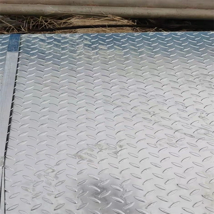 Ms Mild Iron Alloy Metal Tear Drop Chequered Ss400 A36 Hot Cold Rolled High Strength Customize Abrasion Carbon Checkered Hr Steel Embossed Sheet Plate