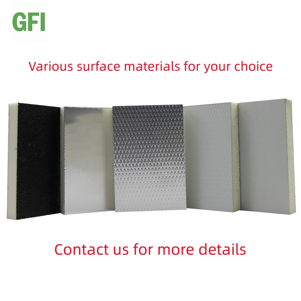 Chinese Factory PU PIR Insulation/Insulated Panel for Air Conditioning Duct System