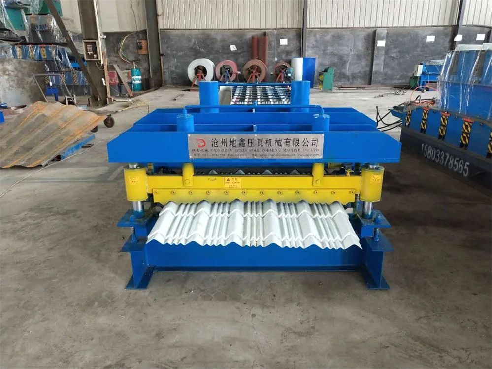 Steel Profile Single Tile Rolling Forming Machine/Single Layer Tiles Sheet Making Line