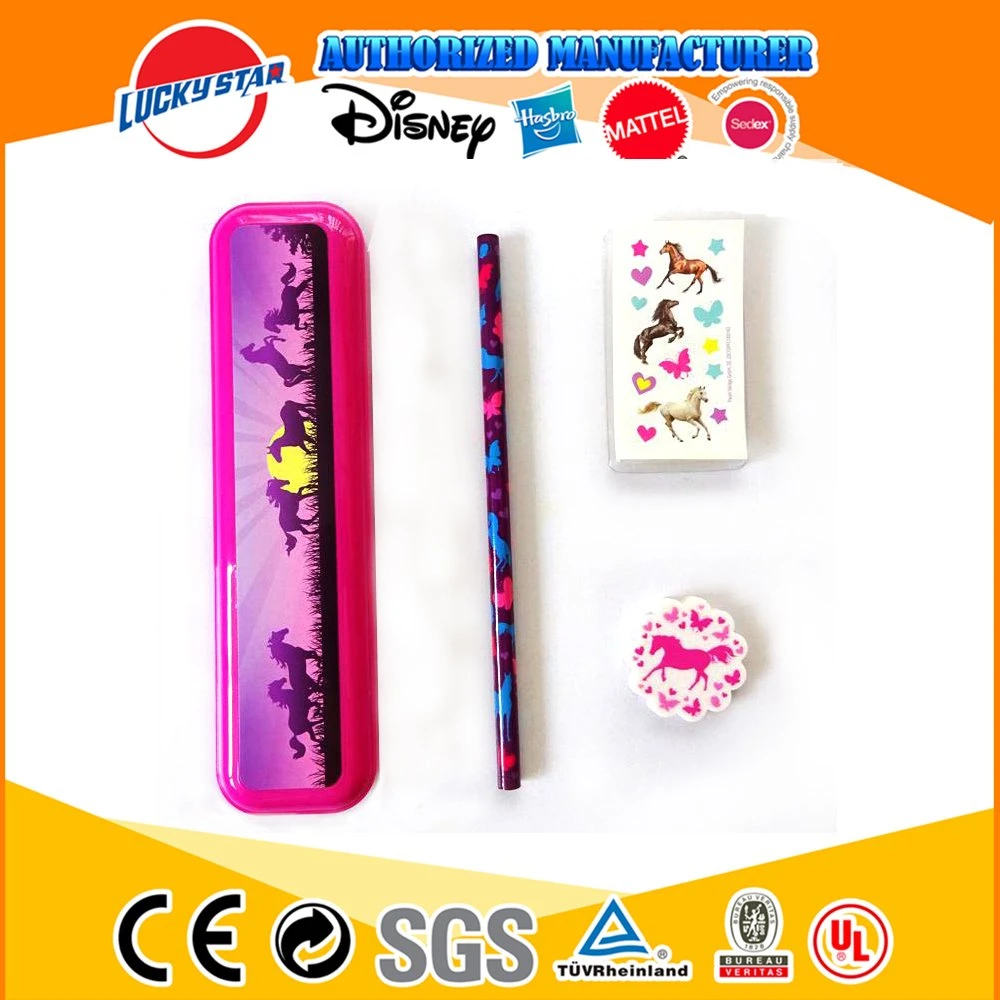 Cheap Children School Stationery Set Stationery Products with Pencil Case Eraser