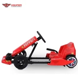 Mini Go Kart للأطفال بقوة 250 واط مع بلاستيك لطيف