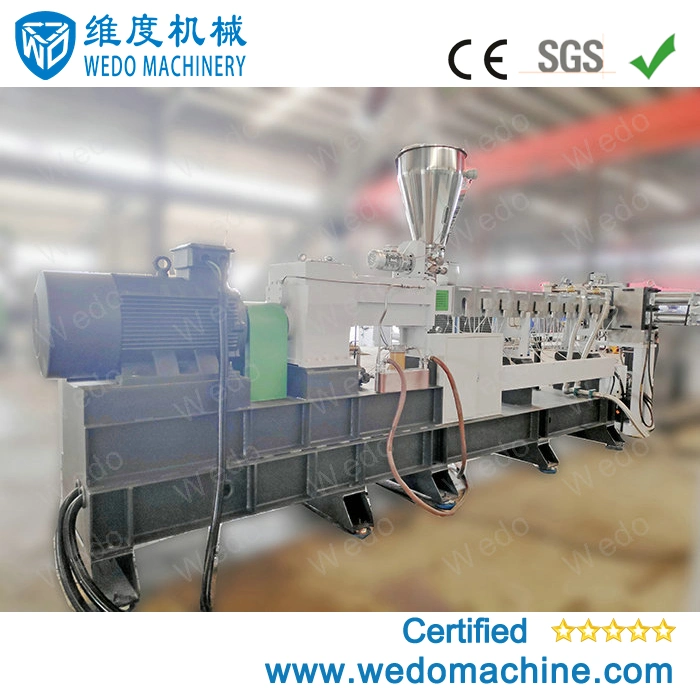 Waste Pet Plastic Powder /Bottles /Color Mixing Pelletizing Granulation Production Line Pellets Flakes Granules Making Extruders Machines