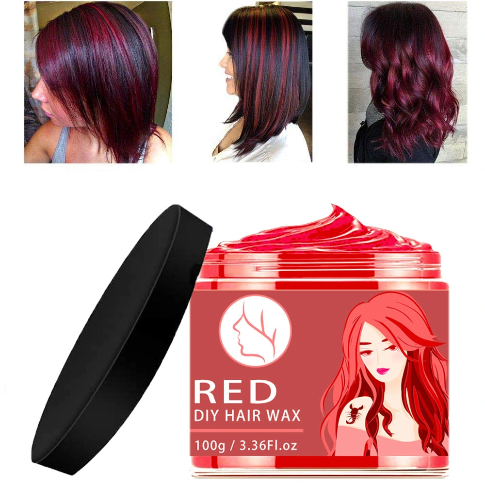 OEM/ODM Shine Organic Styling Popular Hair Red Color Wax