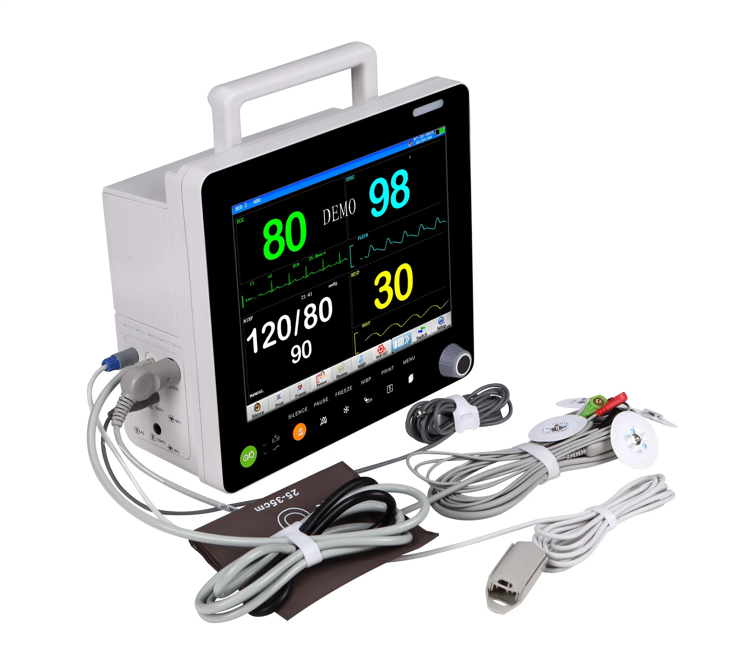 Handheld Patient Monitor Cheap Price Rsd7000 Rainbow Patient Monitor