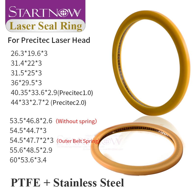 Startnow O-Ring Washer on 1064nm Precitec Procutter & Lightcutter Fiber Laser Head Protective Lens Parts Laser Seal Ring