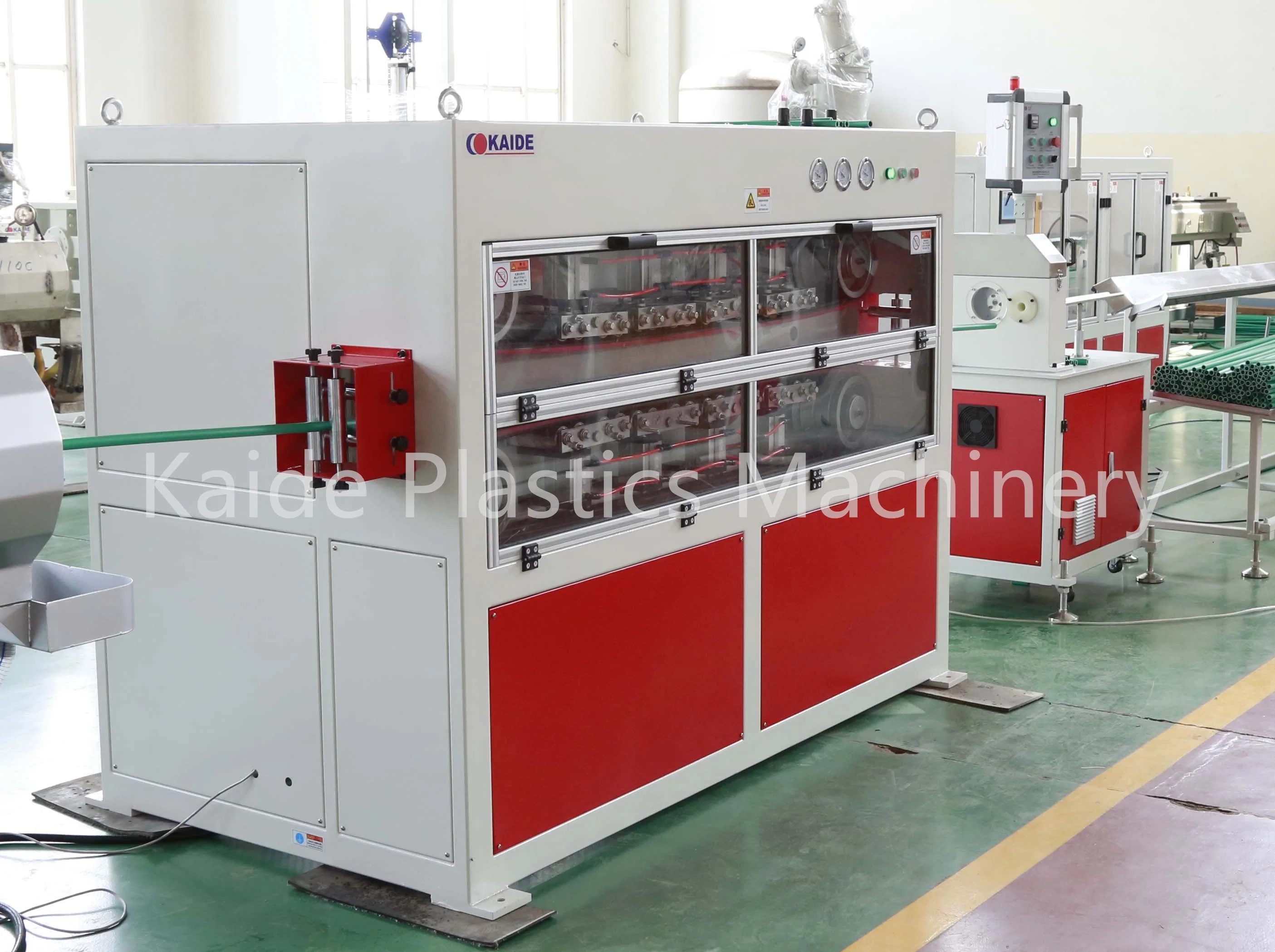 Complete Plastic PPR Pipe Deep Screw Extruder Machine Production Line