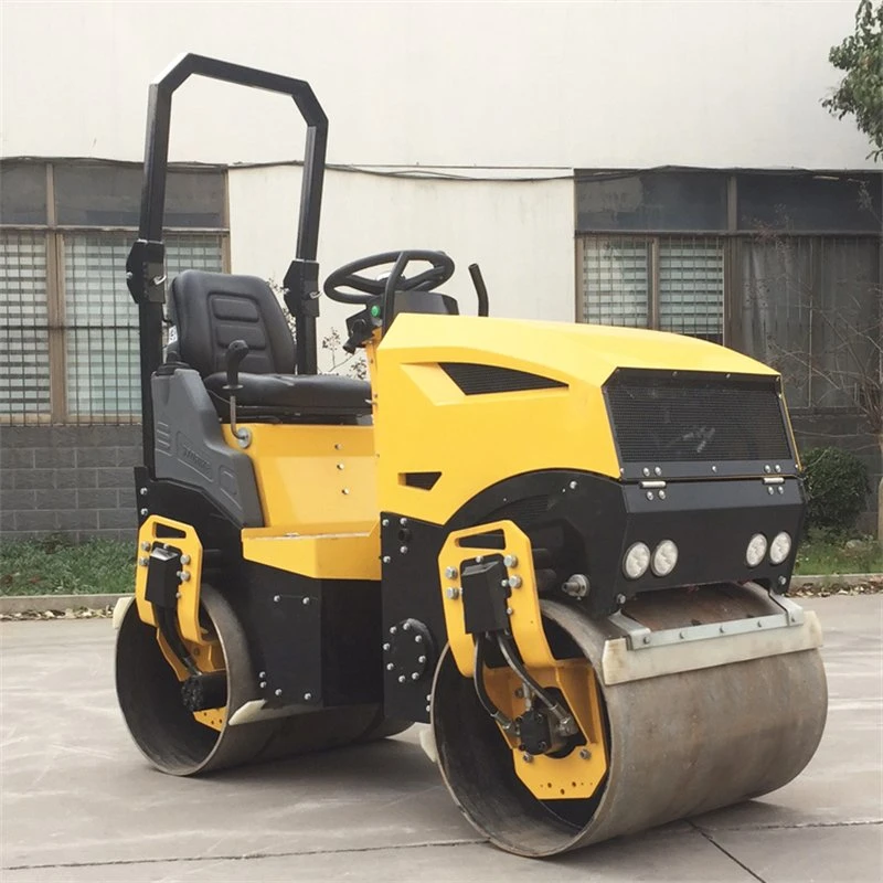 Vibratory Double Drum Road Roller Vibratory Ride on 1.5t