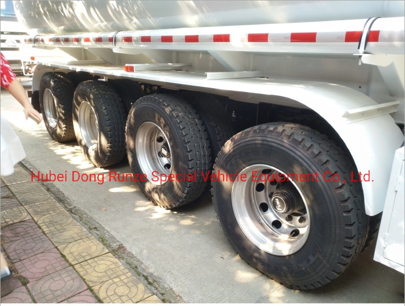 50t Oil Fuel Diesel gasoline Tank Semi Trailer, 4 Axles Petrol Tanker Semi Trailer, 60000L Tanker Trailer Truck