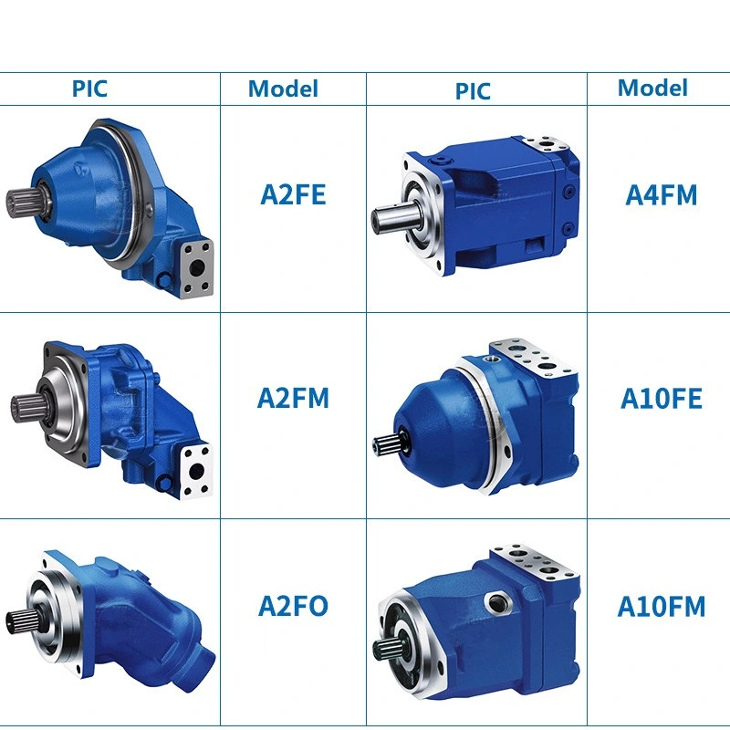 مضخة المحور المنحنية من الفئة A2fo160/A2fo180/A2fo200/A2fo250/A2fo500 ذات الكباس الهيدروليكي