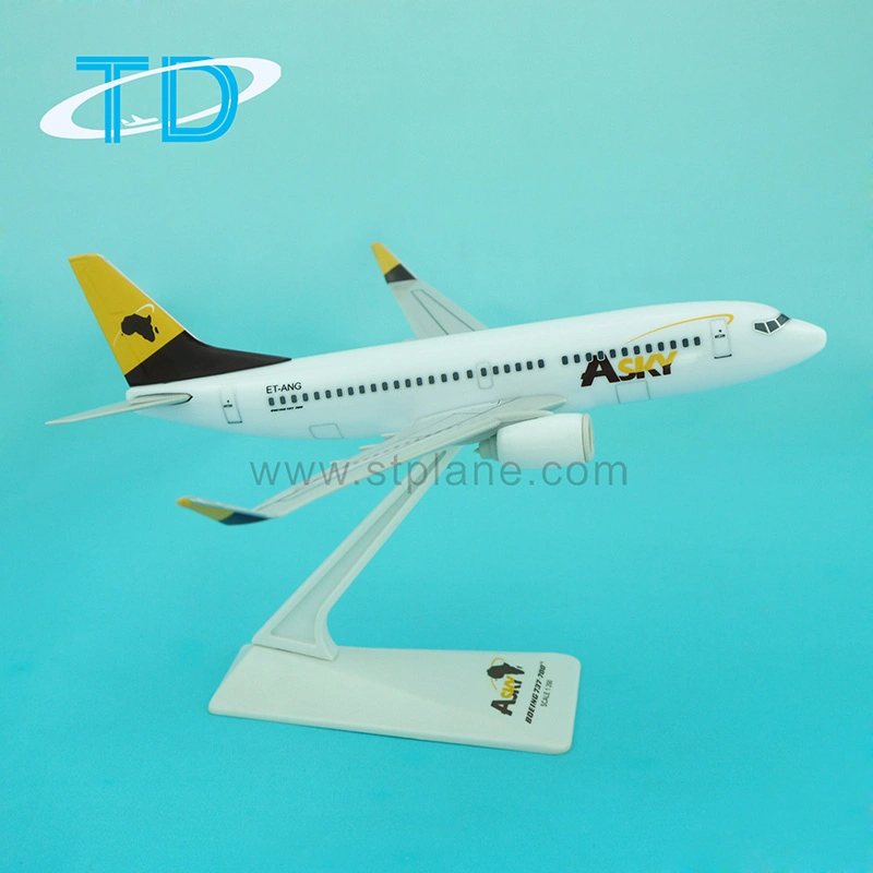 B737-700 Asky Livery 1/200 16cm Replicas Plastic Airplane Model