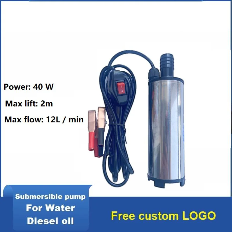 Vehicle Mounted 24V 48V DC Submersible Flow Max 12V Water Pump