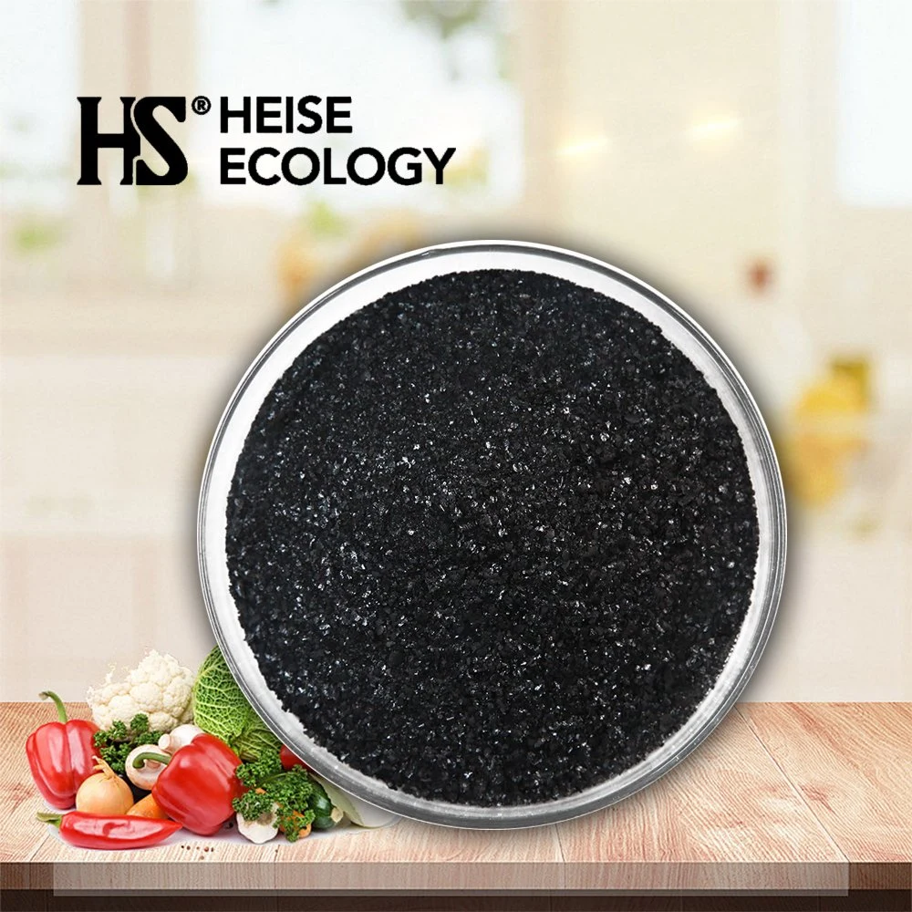 Flocon de brillants noir/poudre/HS/granulaire Crystal-Eco sacs 25kg engrais organique avec d'acide fulvique TUV