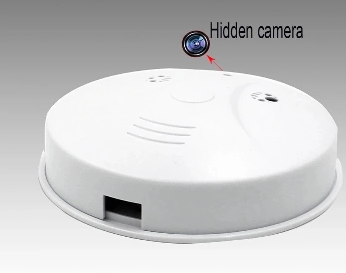 Hidde Smoke Detector Camera with Remote Control 1080P Security Camera IP Smoke Detector (avp010K)