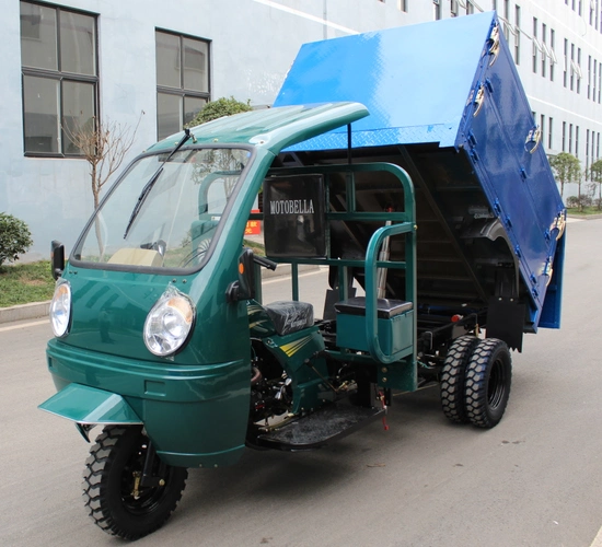 Sanitary Enclosed Cabin Motorized Electric Cargo Tricycle Auto Rickshaw Passenger Wheel Motorcycle