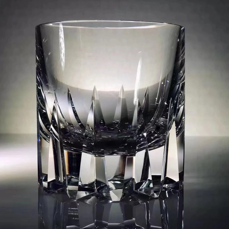 Cristal Grabado personalizado de alta calidad Whiskey vasos de agua potable libre de plomo de la copa de whisky Cristal tallado creativos