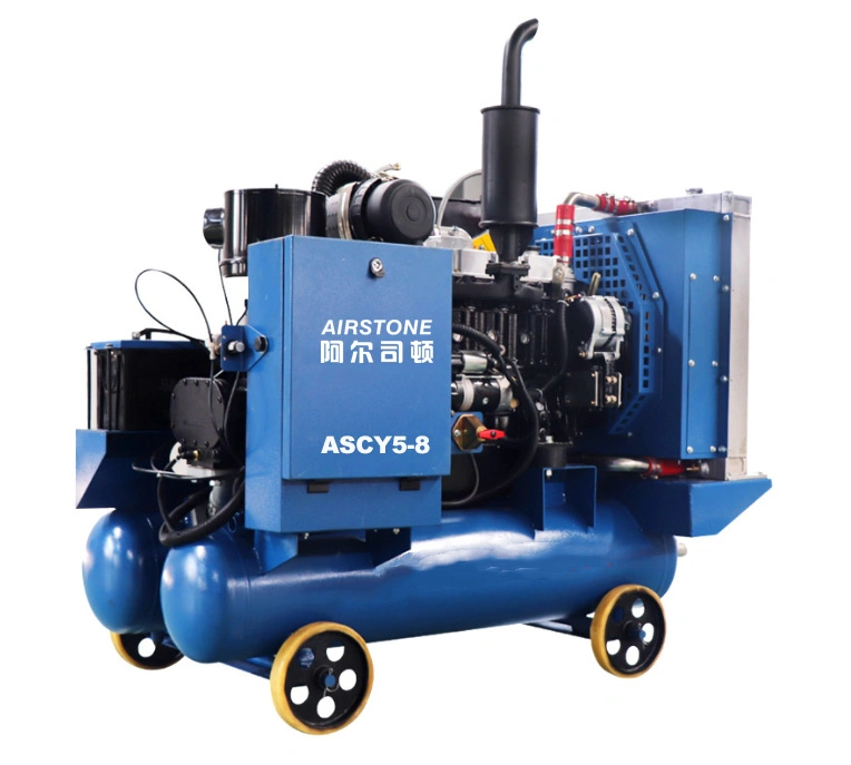 Водяных скважин машин Китай дизельного двигателя портативный воздушный компрессор