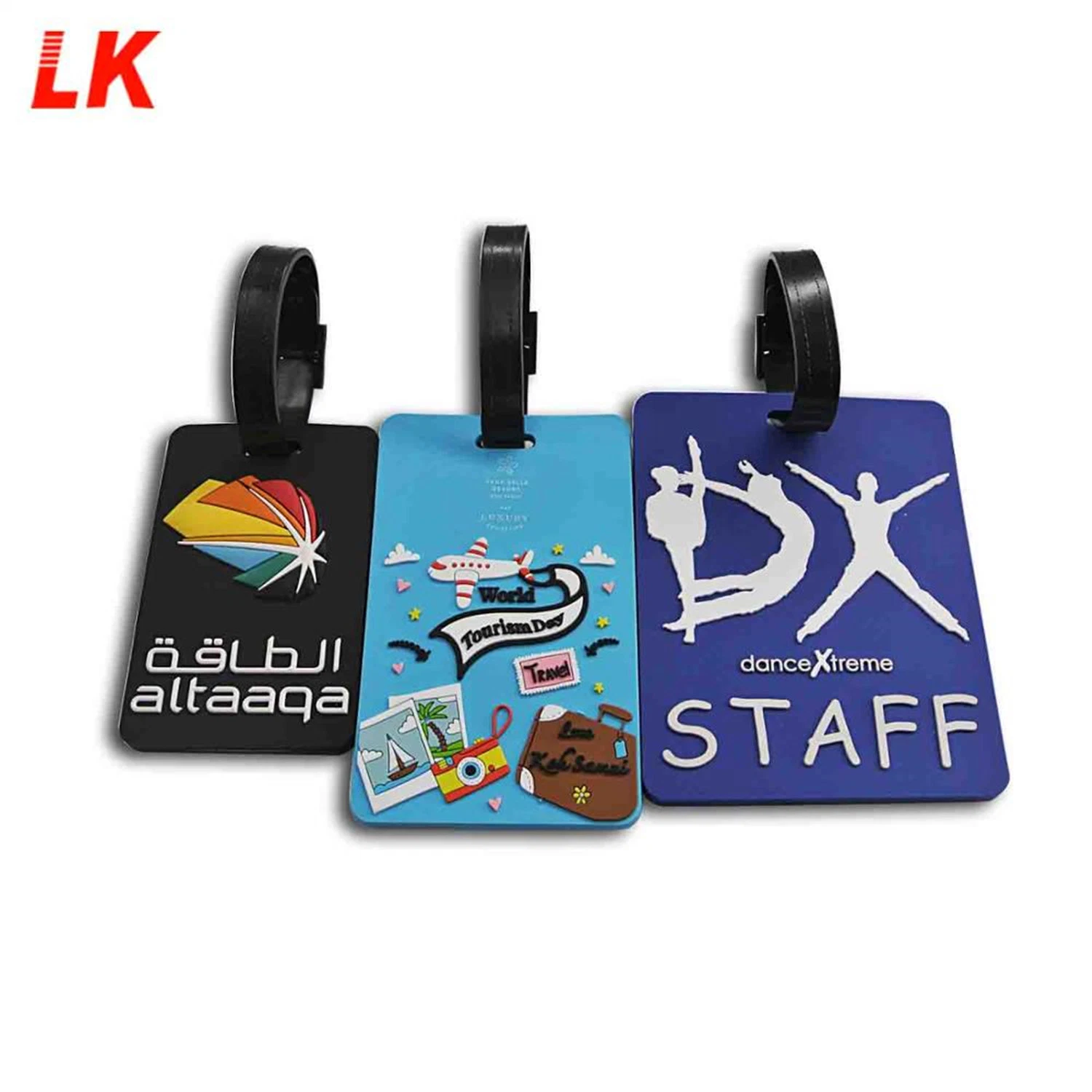 Custom Promotional Novelty Soft PVC Name Luggage Tag for Gift