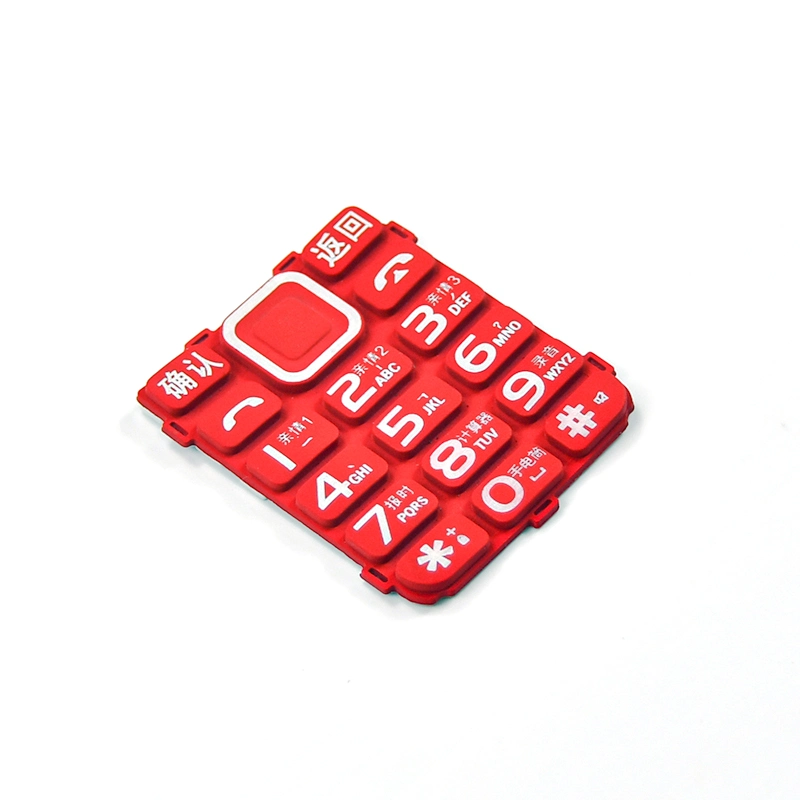 ODM OEM laser Cutting Black Keyboard Custom Made Button Rubber Keypad