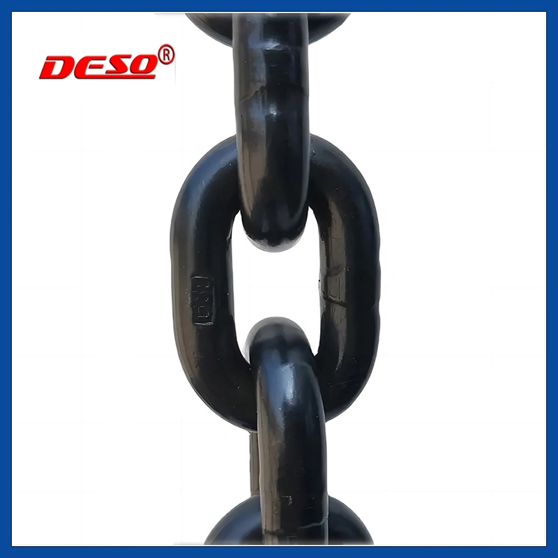 High Tensile Carbonization G80 Load Conveyor Black or Self Color Link Chain