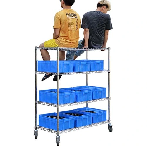 Heavy Duty Boltless Chrome Wire Shelving