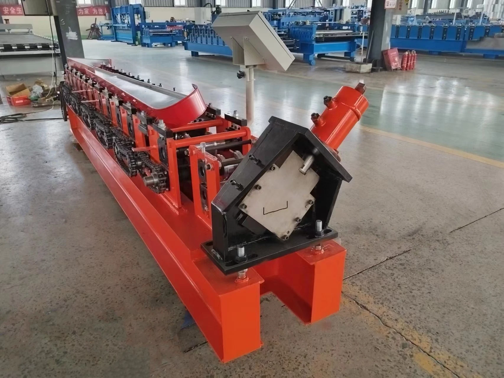 Steel Drywall C U Channel Omega Purlin Profile Roll Forming Machine