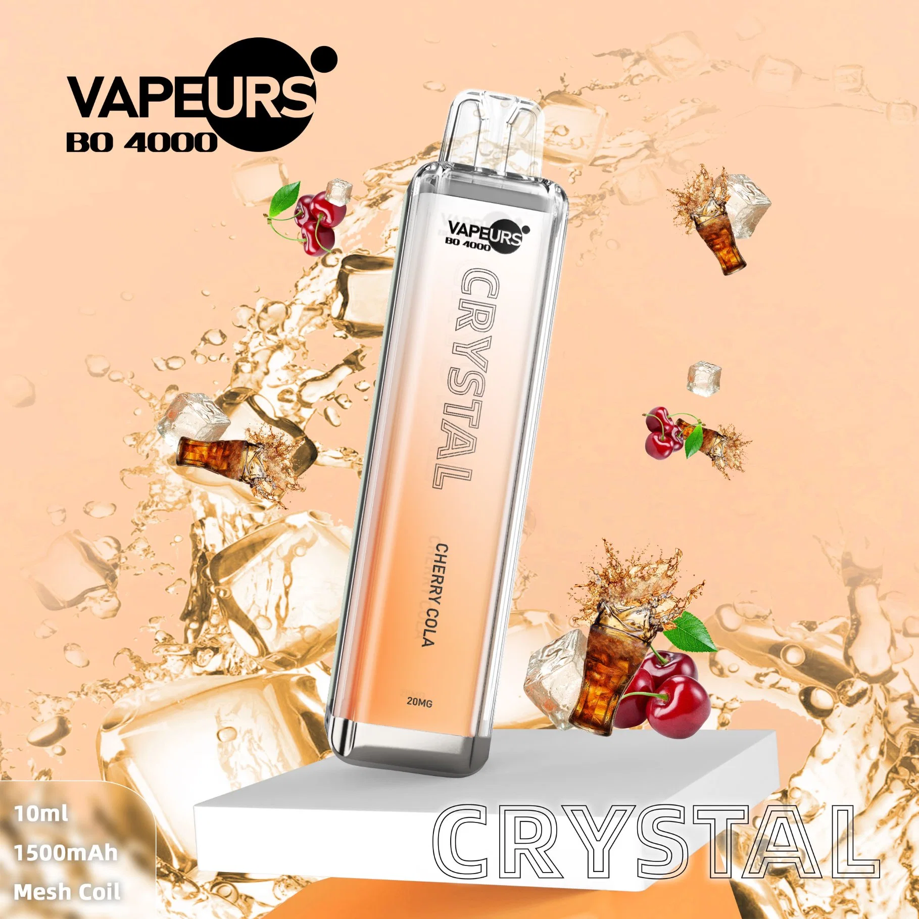 Desechables Vapes mayorista vaporizador portátil 4000 inhalaciones costumbre de fumar cigarrillo E