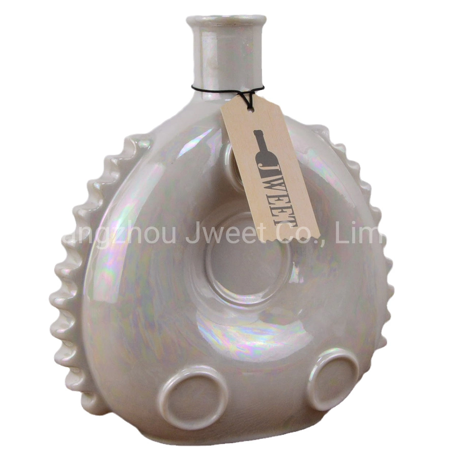 700ml Custom Spirits Liquor Brandy Ceramic Bottle