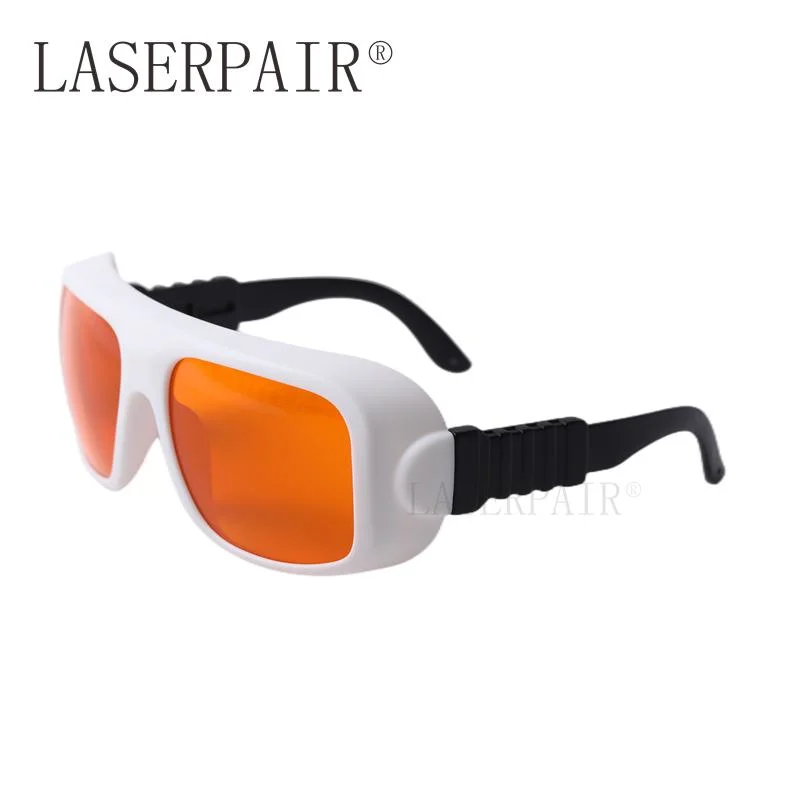 180-540nm Od 5+ Wide Adjustable Over Eyeglasses Laser Safety Goggles Custom Logo Frame 36