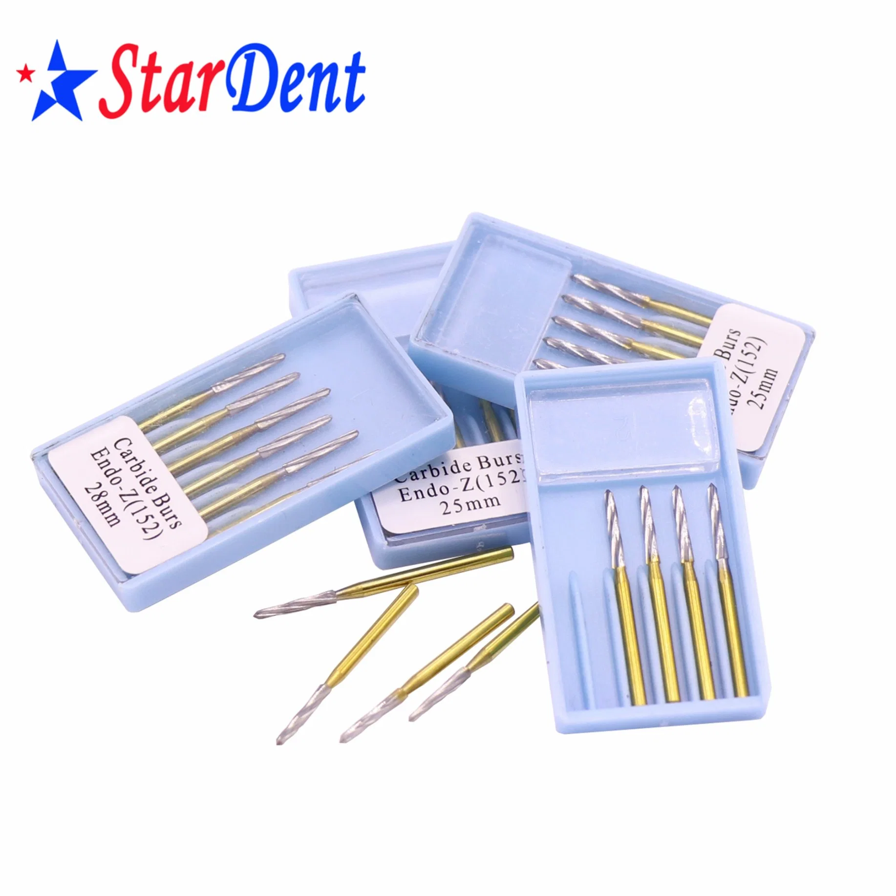 Dental Cutter Materials Carbide Burs Endo-Z with Color Gray/Gold for Cutter