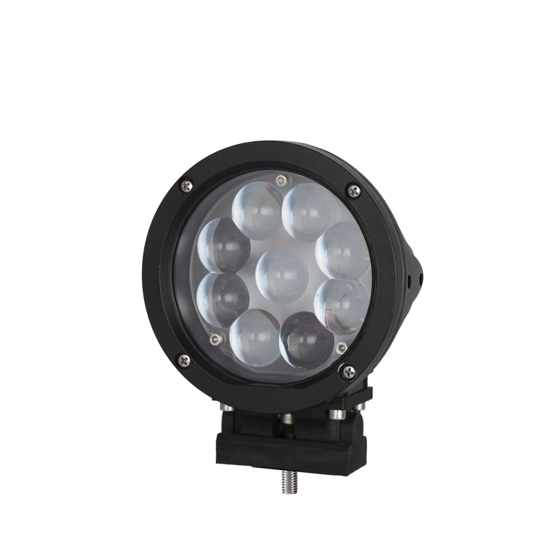 12V/24V 45W FOCO LED redonda de la luz de trabajo para carreras todoterreno cargadores de vehículos