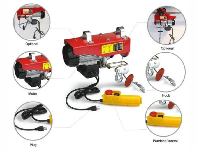 Wire Rope Small Winch PA1000 Electric Hoist