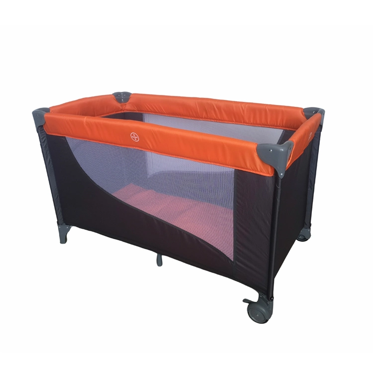 Cool Baby Foldable Baby Crib Bed with Toy Bar