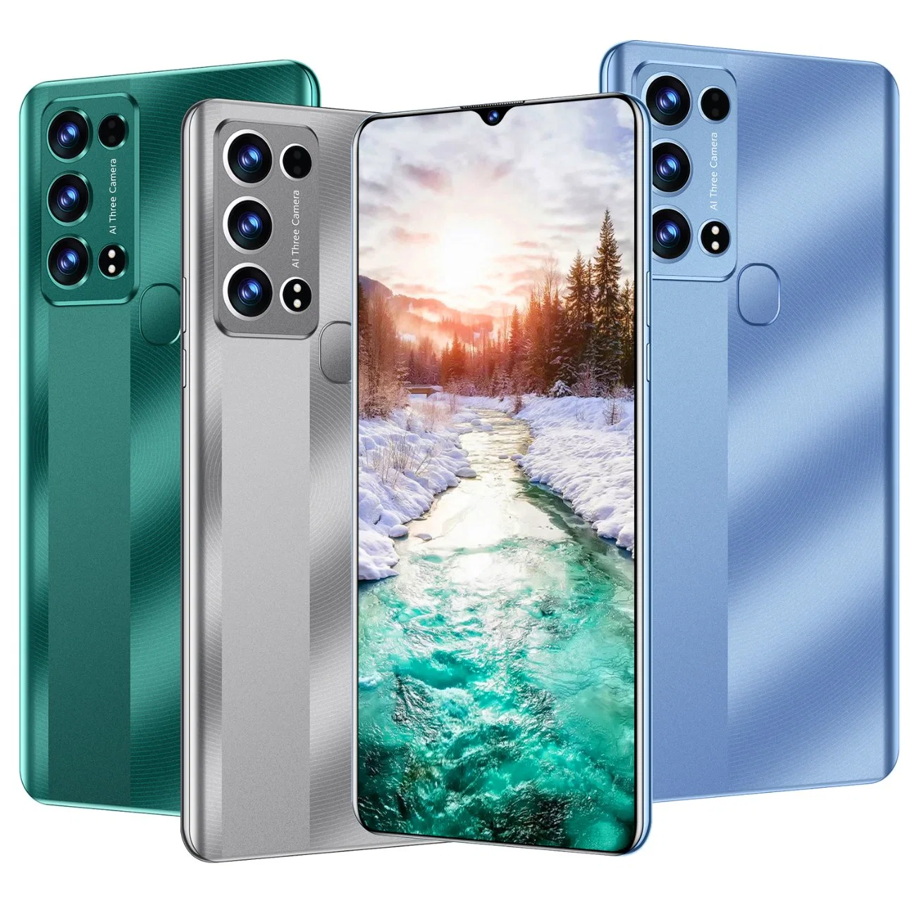 5g/4G Blue Green Colorful Mobile Phone S9 PRO WCDMA Mobile