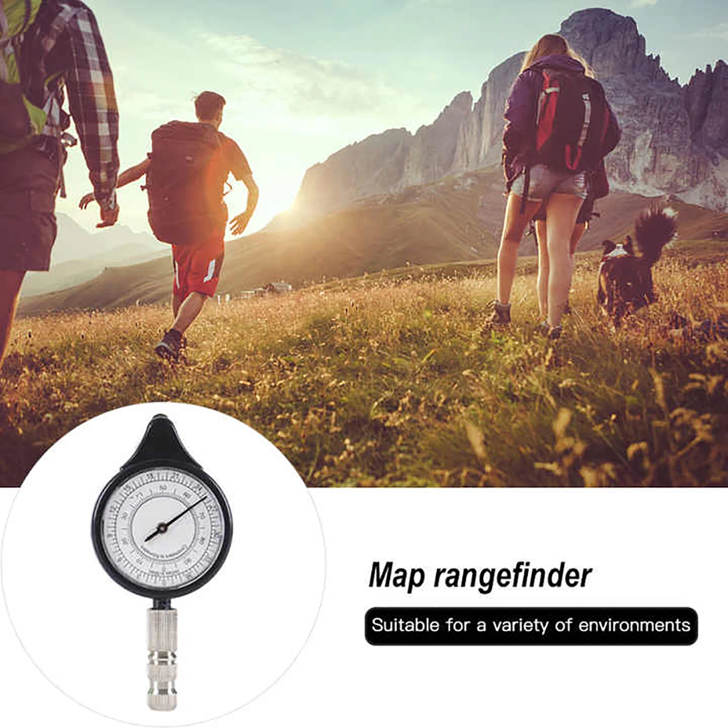 Rangefinder Multifunction Compass Map Odometer Curvimeter Outdoor Climbing Sport Wyz23847