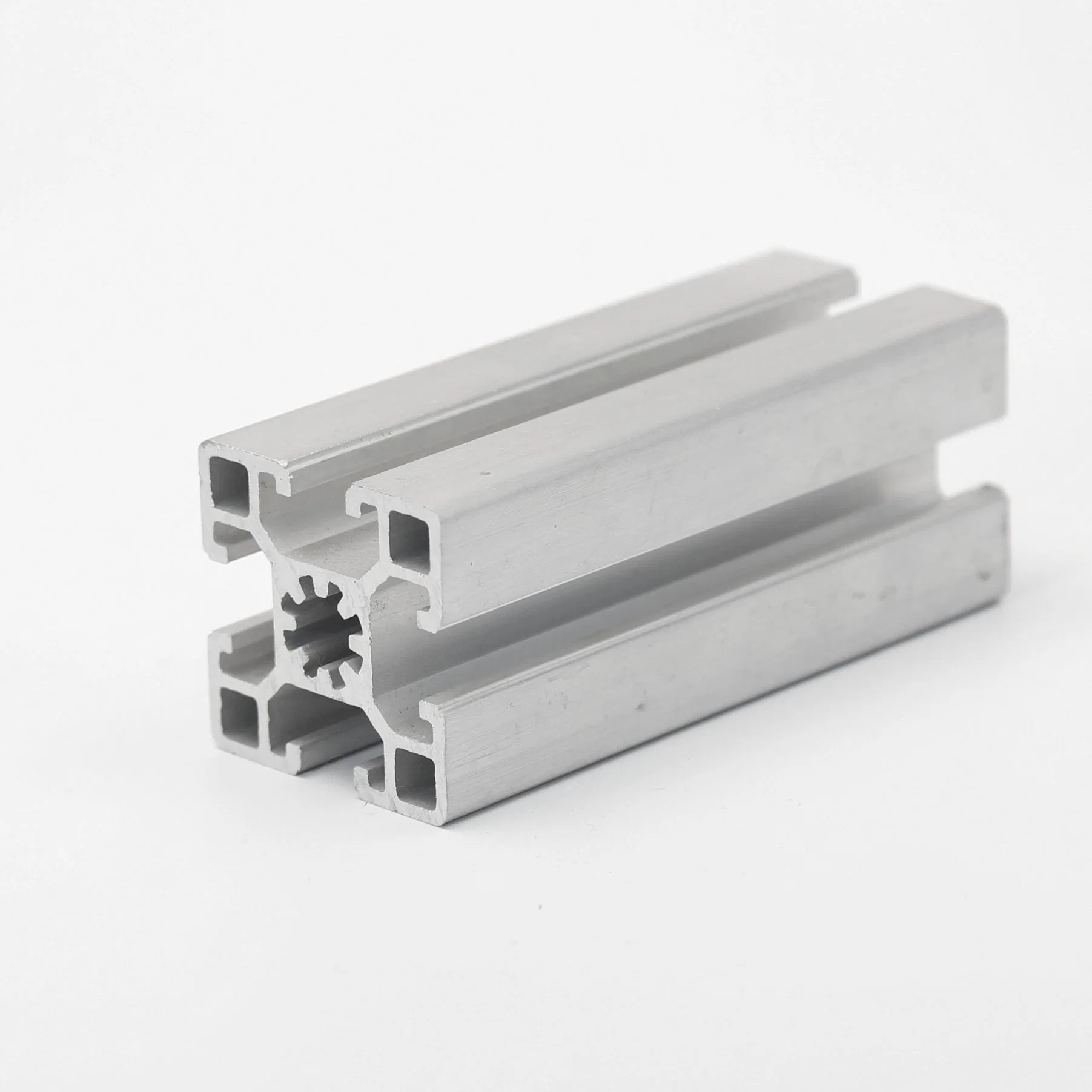 Andized Silvery Standard 6063 T5 Aluminium Extrusion T Slotted Aluminum Profiles