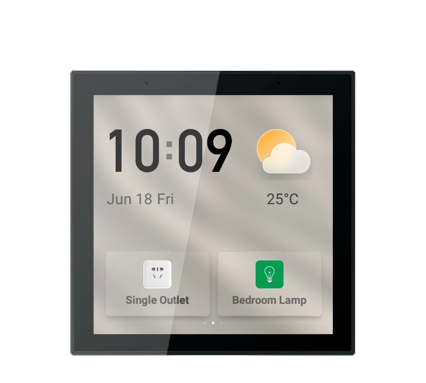 4 Inch Touch Screen for WiFi Zigbee Devices Smart Home Control Tuya Central Control Switch Panel with Zigbee Hub Gateway
