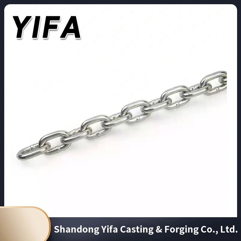 Plastic Coating Alloy Steel G80 Long Link Chain Stainless Steel Link Chain of Marine Hardware