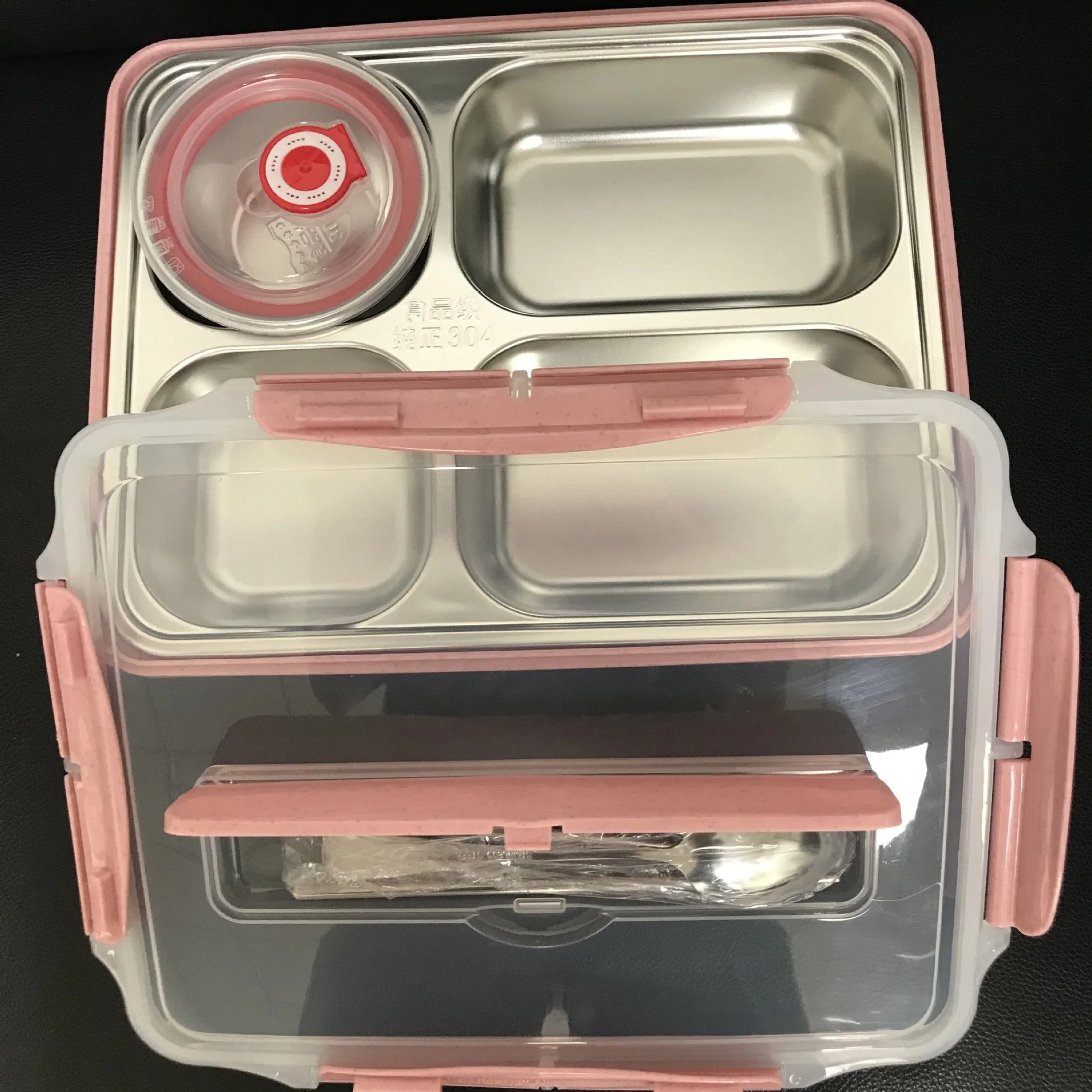 Versiegelte auslaufsichere High Capacity Food Container Bento Lunch Box für Kinder