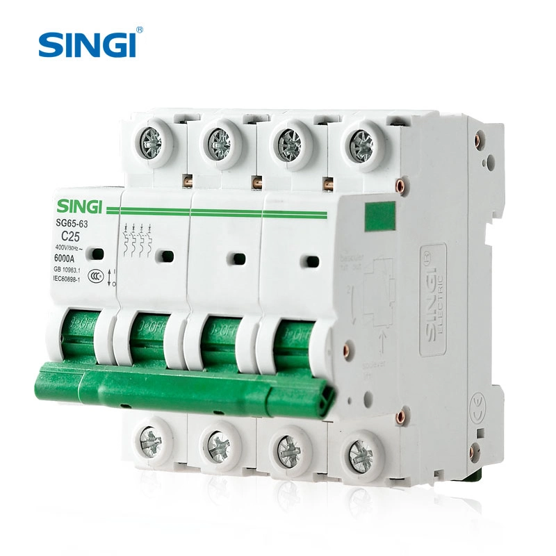 Normal Type Mini Singi or OEM Sg65-63 Electric Circuit Breaker