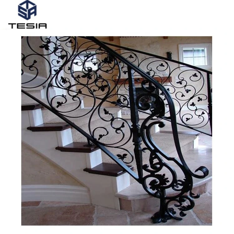 New Luxury Design Price Outdoor Wrought Iron Balcony Stair Railing