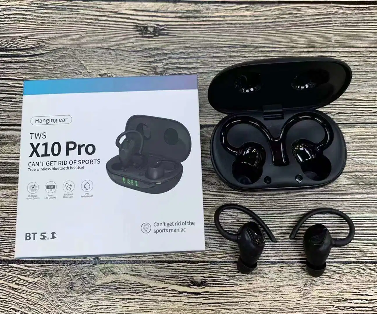 X10 PRO 2023 mejor venta de auriculares inalámbricos Bluetooth auriculares de oído Monte Bt5.1 Tws llame a la reducción de ruido auricular