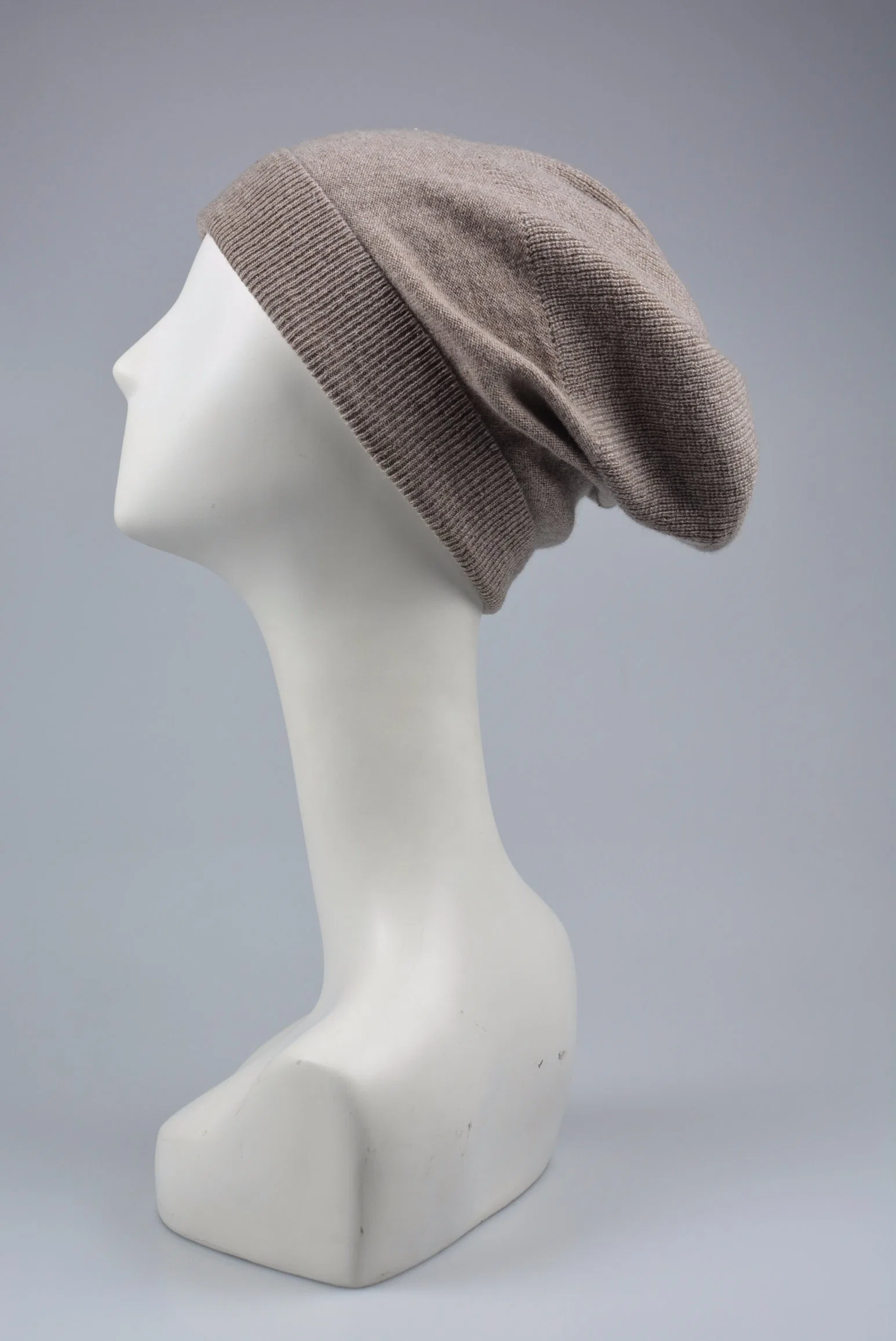 Women's 100% Cashmere Knitted Beanie Apparel Accessories