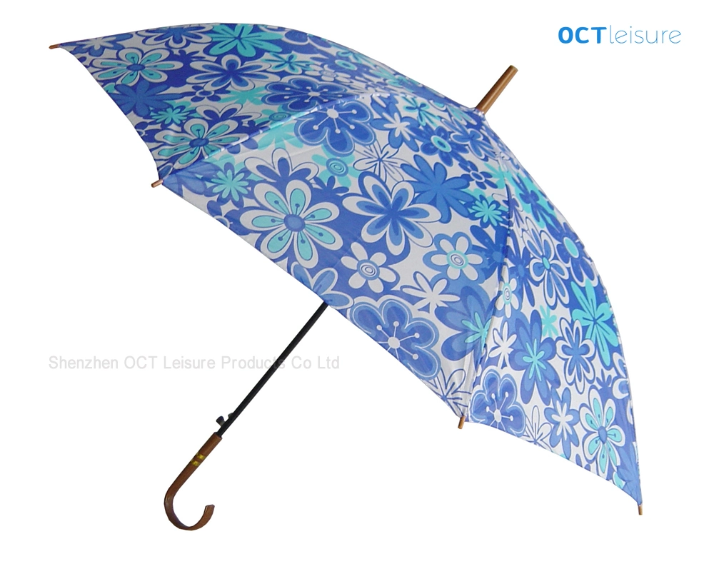 Economic Straight Auto Open Umbrella with Assorted Color (OCT-TX010)